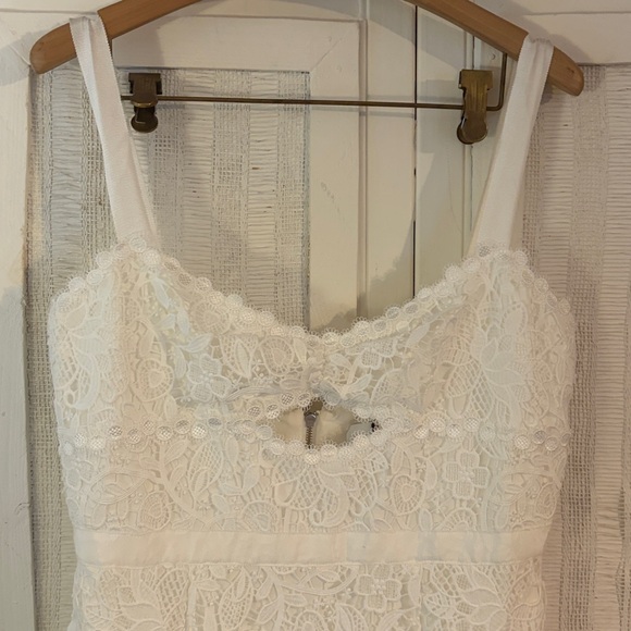 Anthropologie Saylor Malina Sleeveless Lace Cutout Midi Dress size M NWOT - Picture 6 of 10